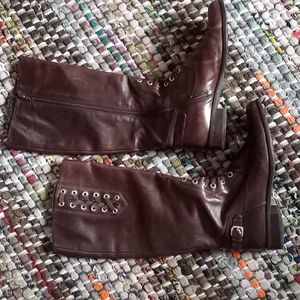 STUART WEITZMAN LEATHER BOOTS